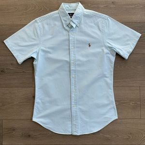 Ralph Lauren Men’s Pinstripe Short Sleeve Shirt